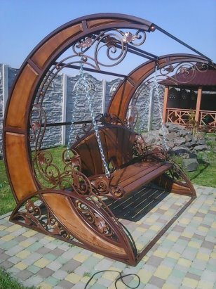 кованые качели фото