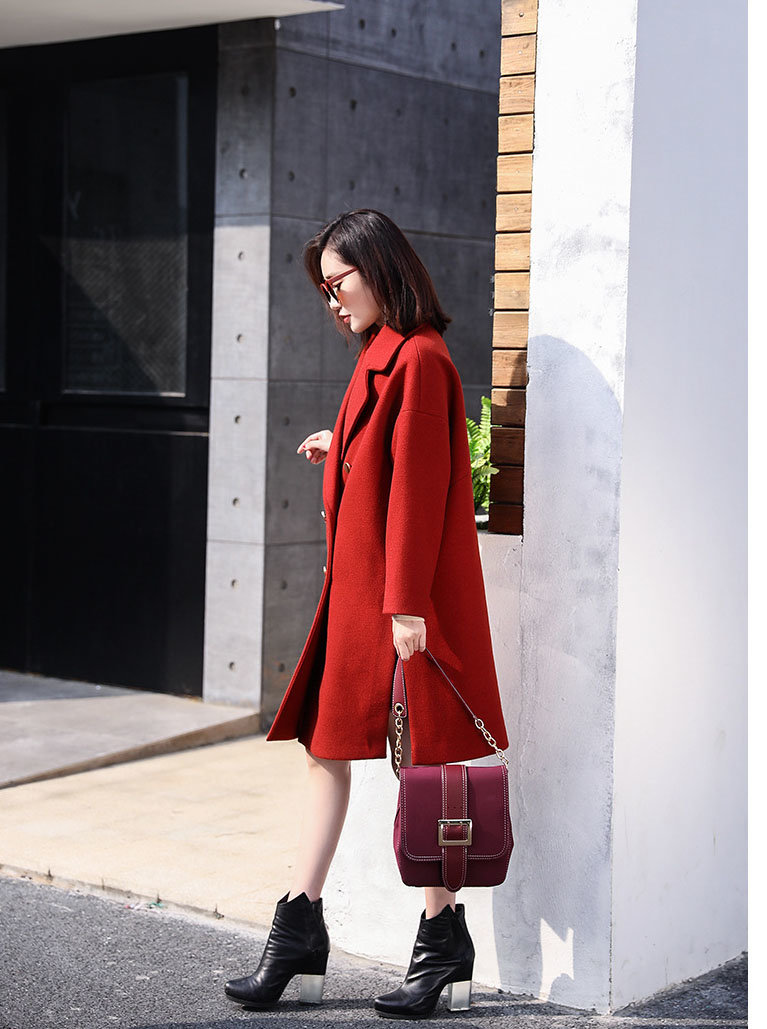 look красное пальто фото