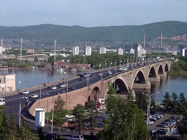 коммунальный мост красноярск фото