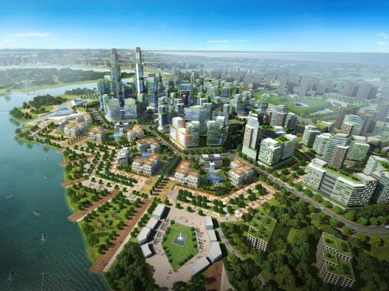 tianjin eco city фото