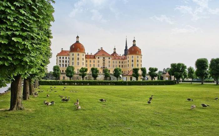 замок морицбург дрезден фото