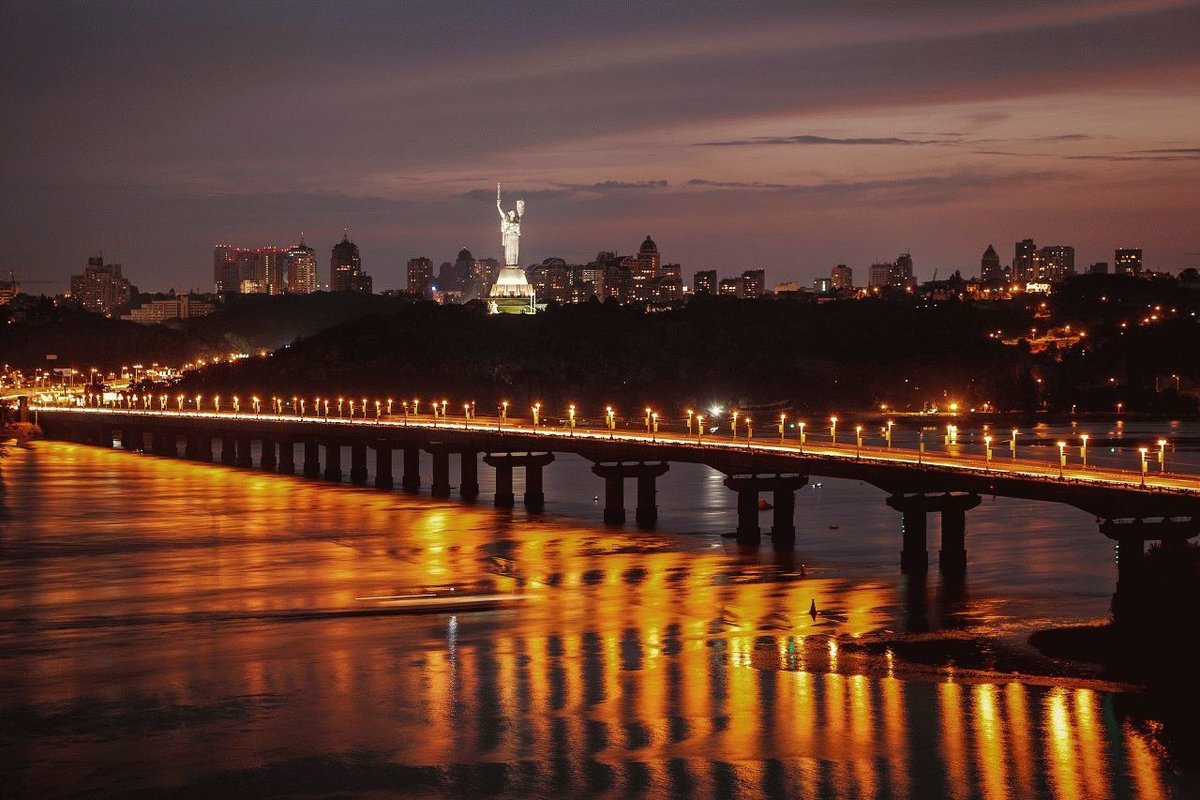 мост патона в киеве фото