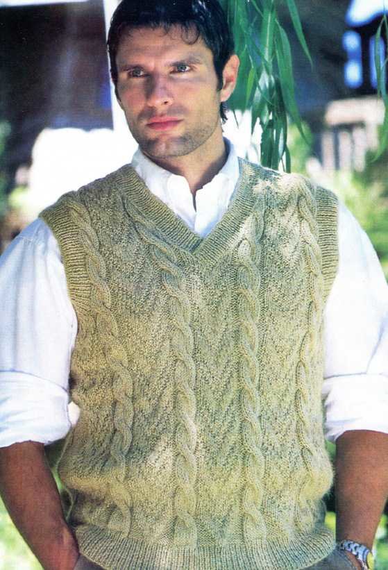 Вязание жилетов описание