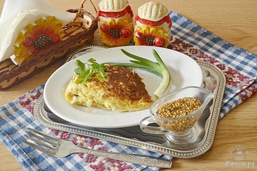 омлет с грибами фото