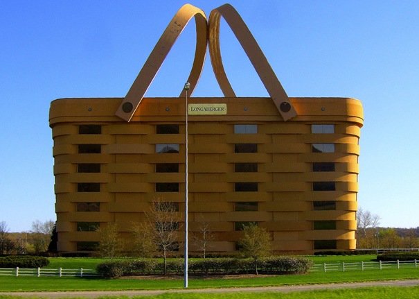 здание-корзина (the basket building), огайо, сша фото