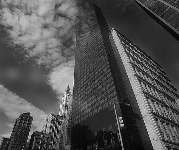 new york черное белое фото