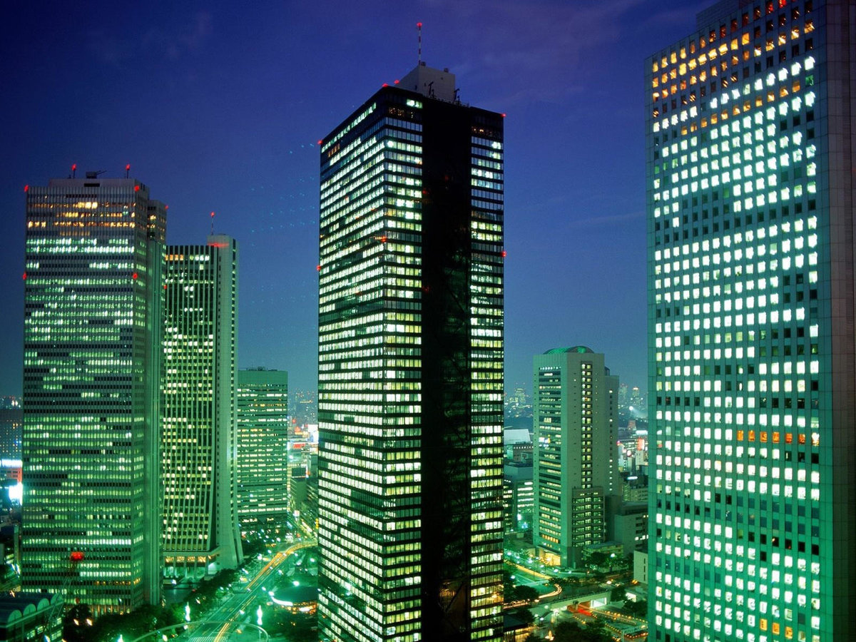 небоскребы токио фото