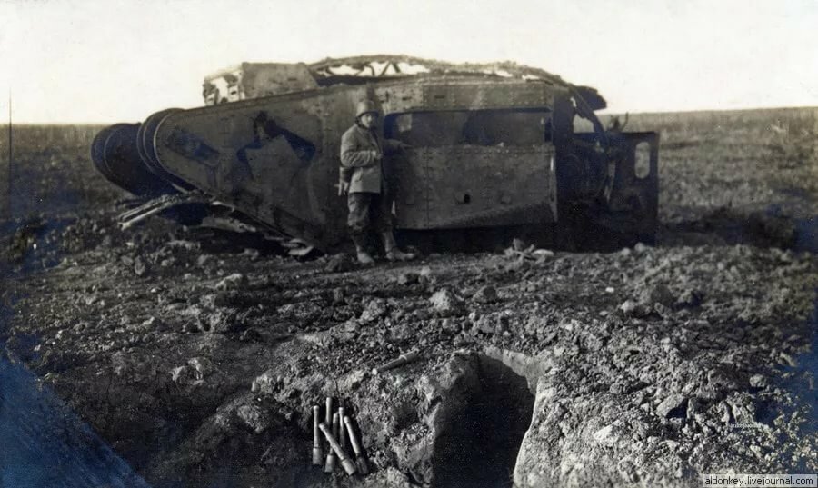 подбитые танки первой мировой войны фото