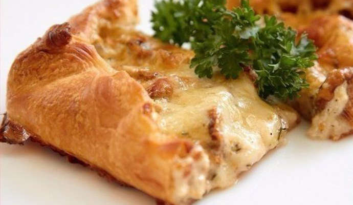 пирог с грибами фото