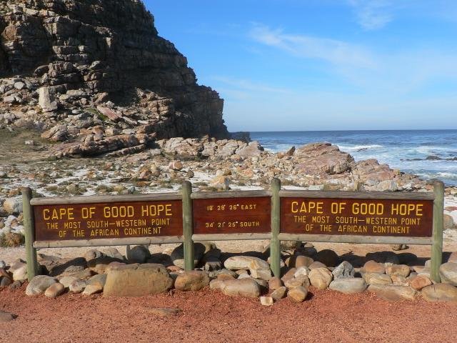 cape of good hope табличка фото