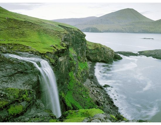 фарерские острова водопад фото