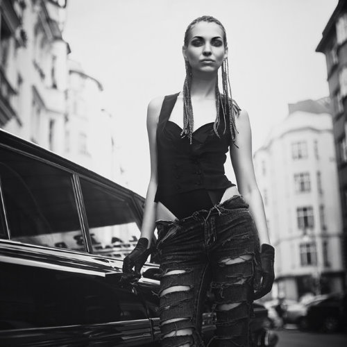черно белая фотосессия фото