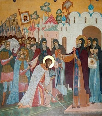 сергий радонежский благословляет дмитрия донского фото