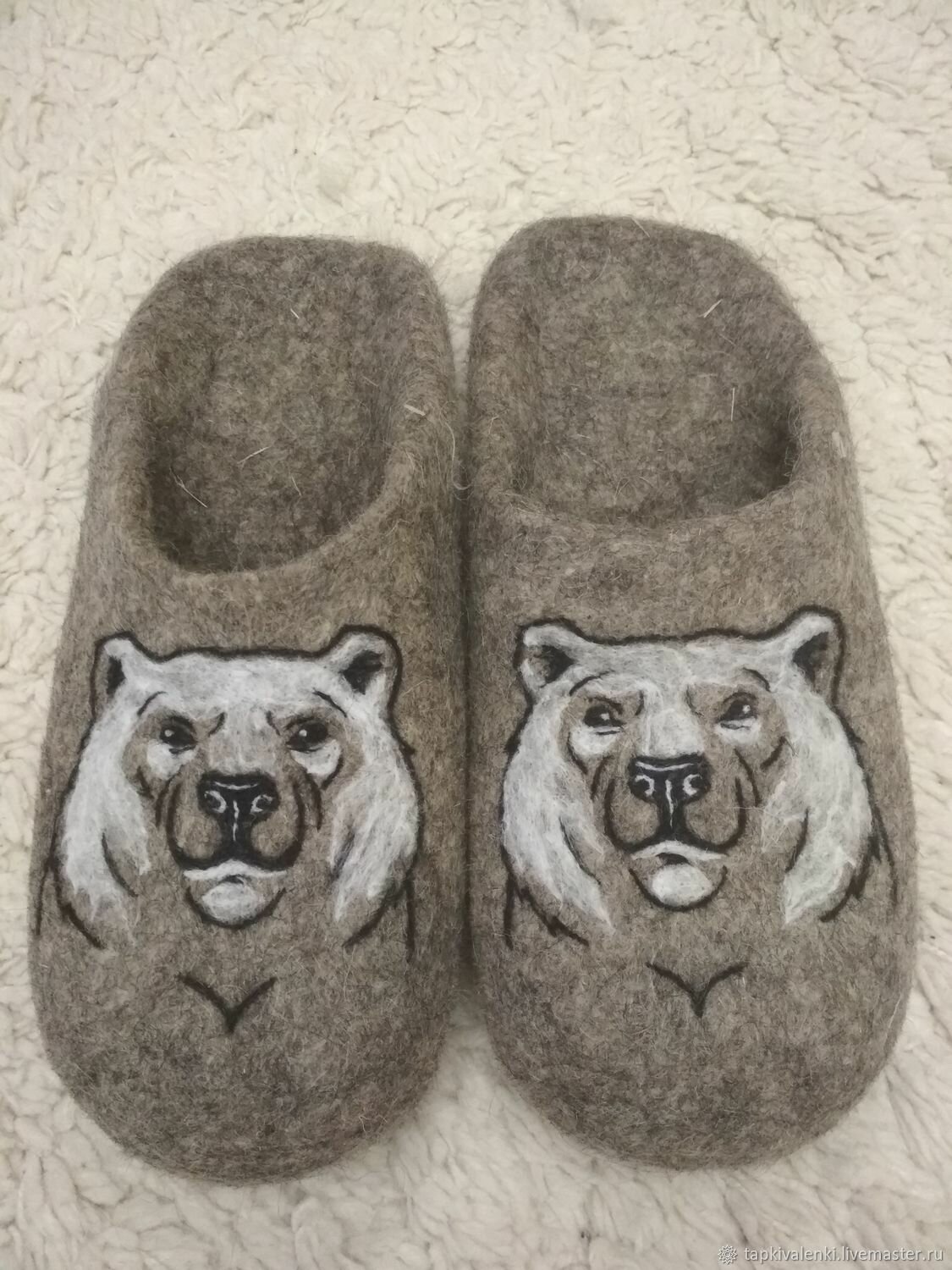 тапочки валяные фото