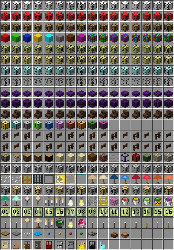 id разноцветных стёкл майнкрафт #12