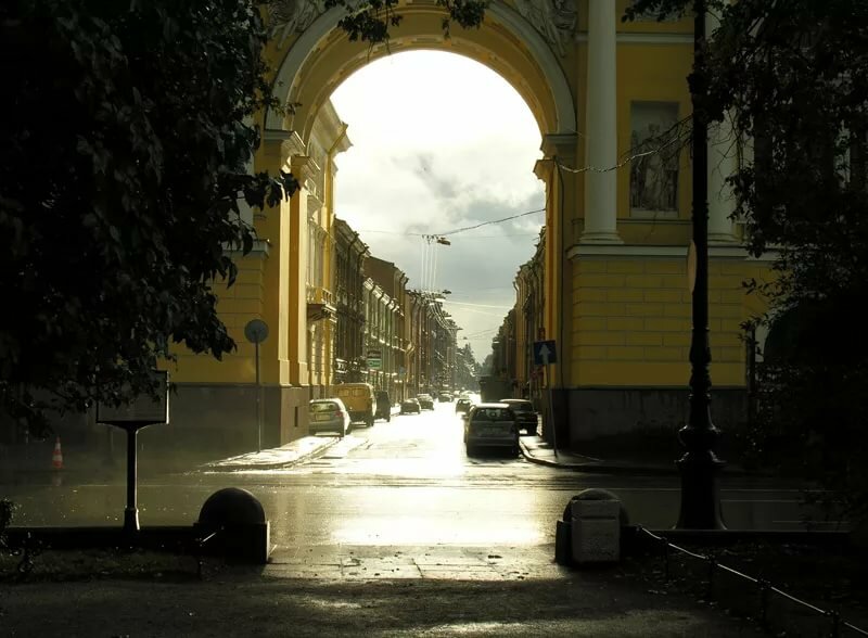 галерная арка питер фото