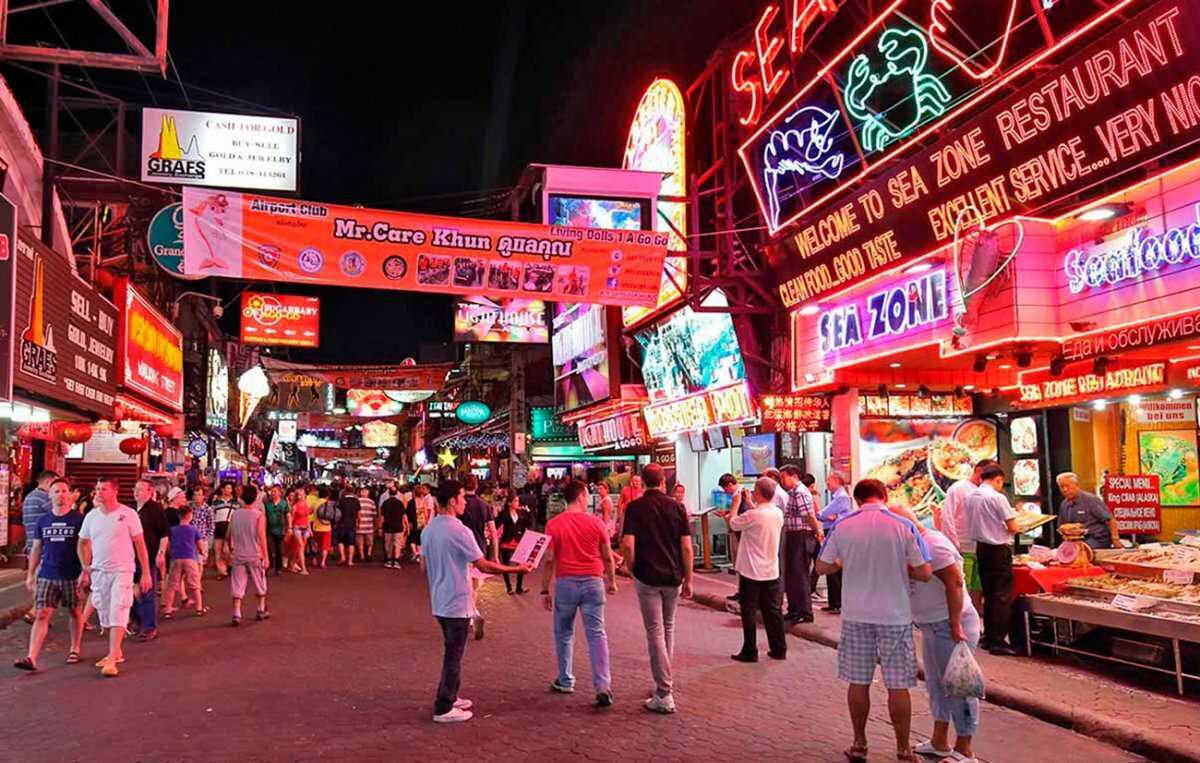 walking street pattaya фото