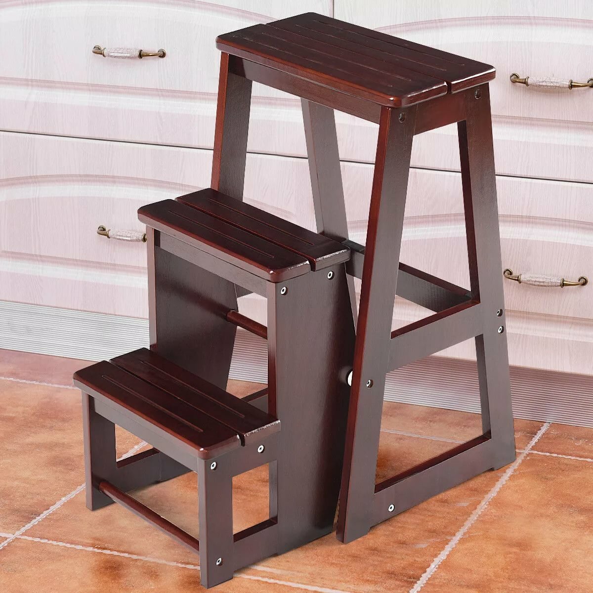 Step stool chair adult