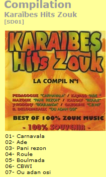 Karaïbes Hits Zouk (Best of 100% Zouk music, 100% Souvenir).zip S1200