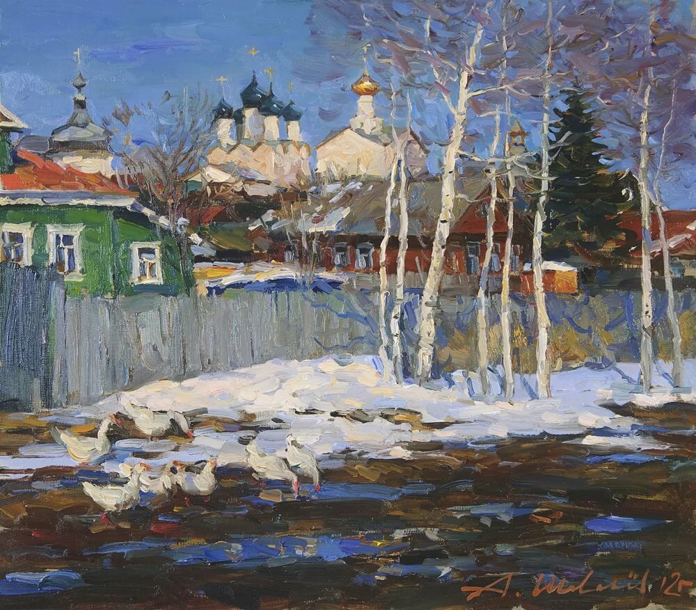 александр шевелев живопись о весне фото
