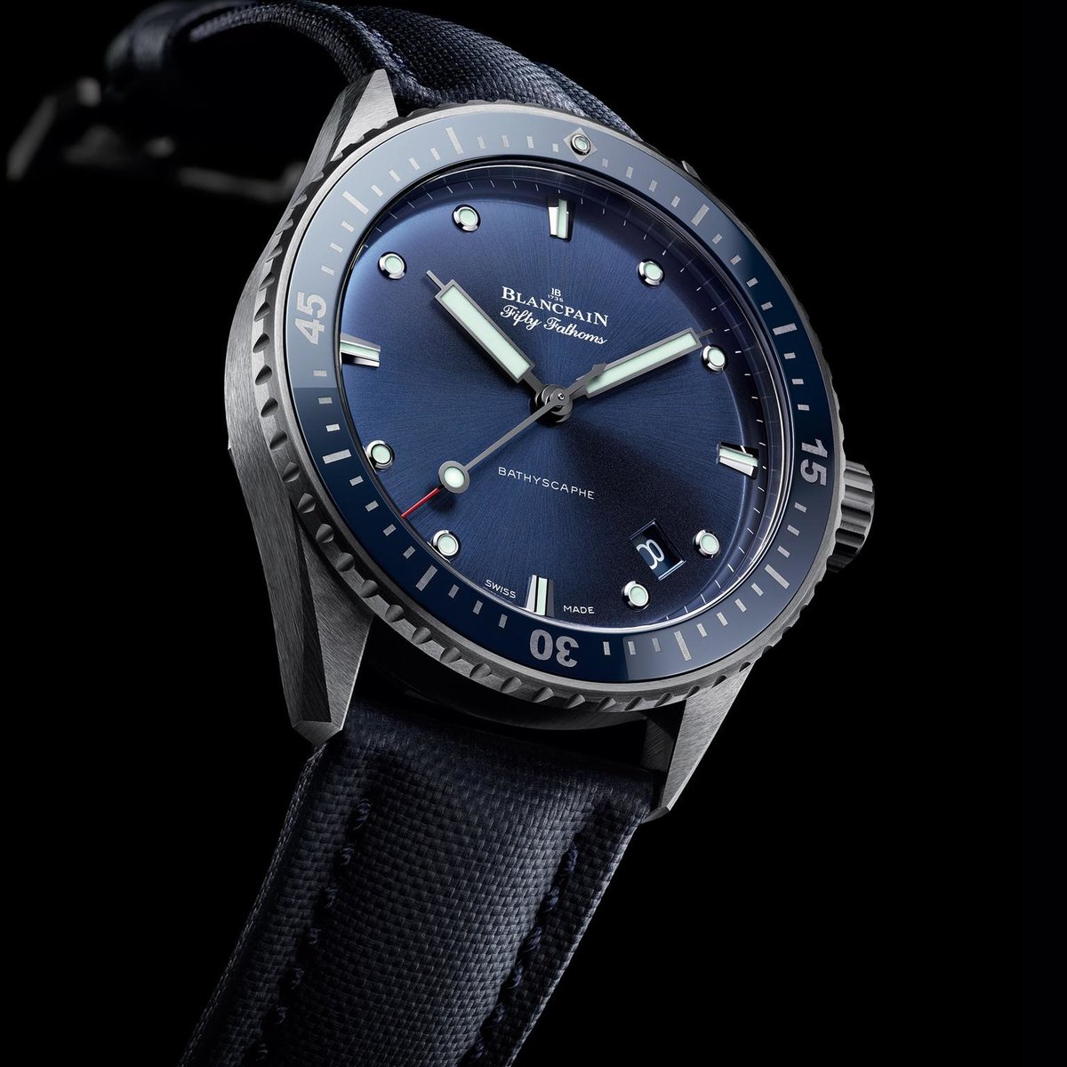 часы blancpain fifty fathoms фото