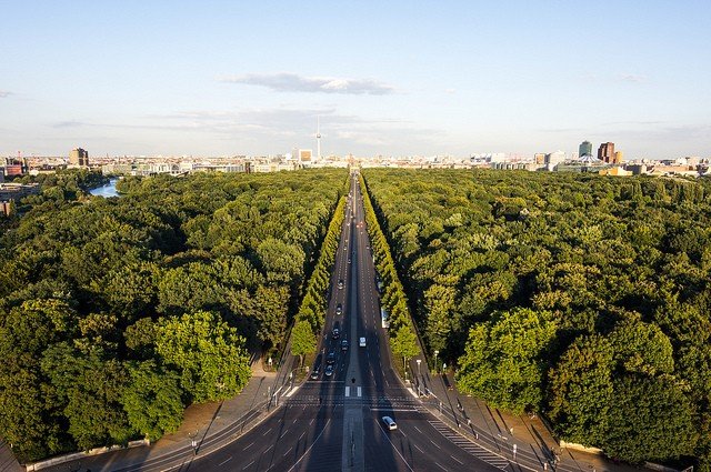 парк большой тиргартен в берлине фото