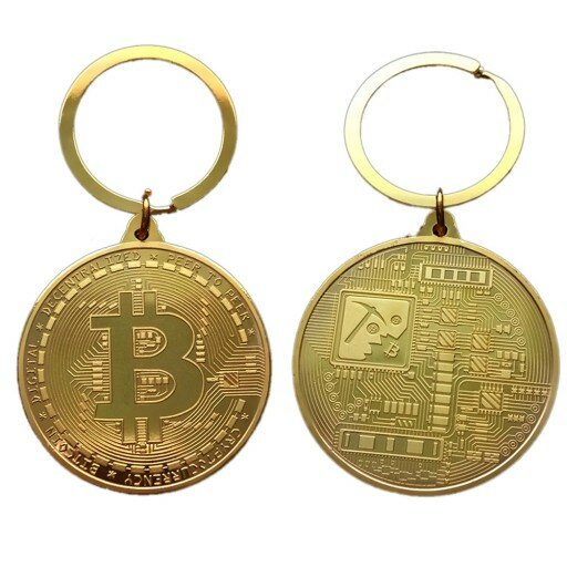 брелок биткоин фото