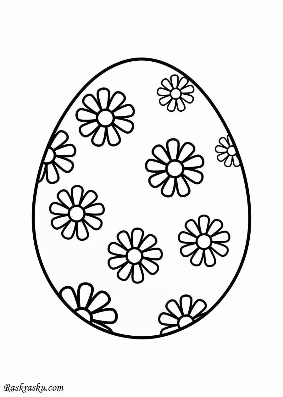 Яйцо картинка трафареты