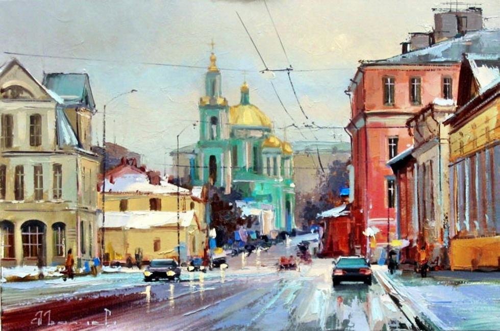 живопись , алексей шалаев , пейзаж, москва фото