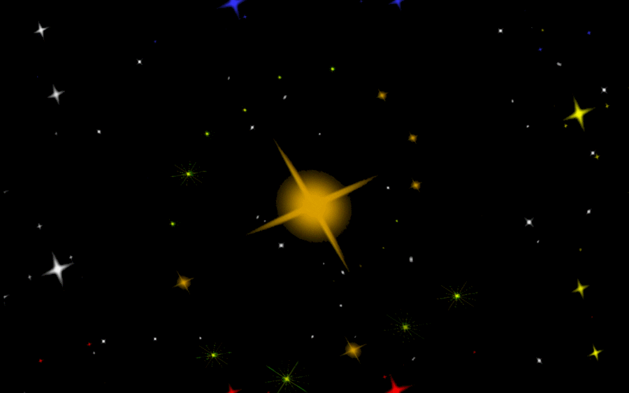 Анимационная картинка падающая звезда