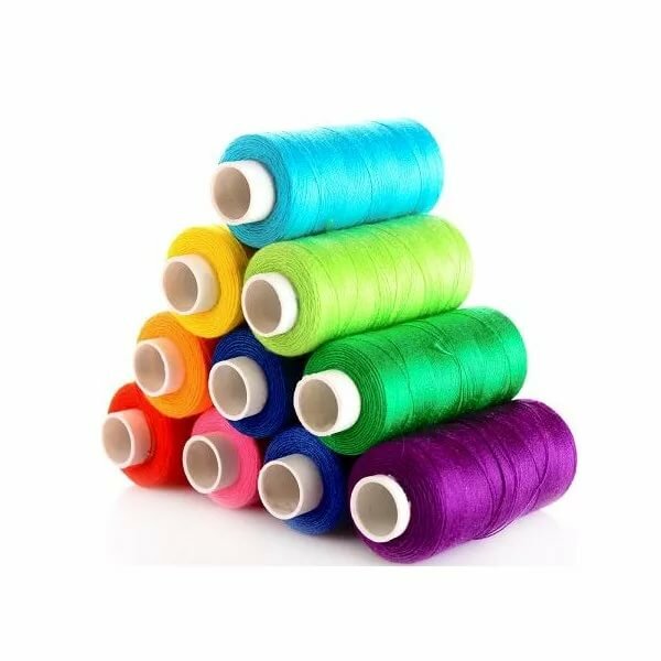 Картинка нитки для детей на белом фоне