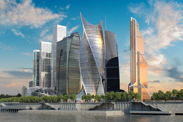 башни москва сити фото