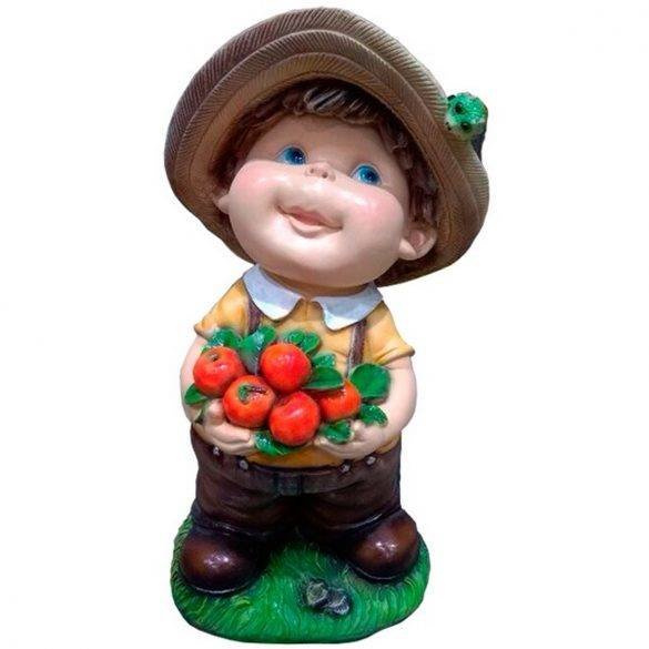 фигурка садовая мальчик фото