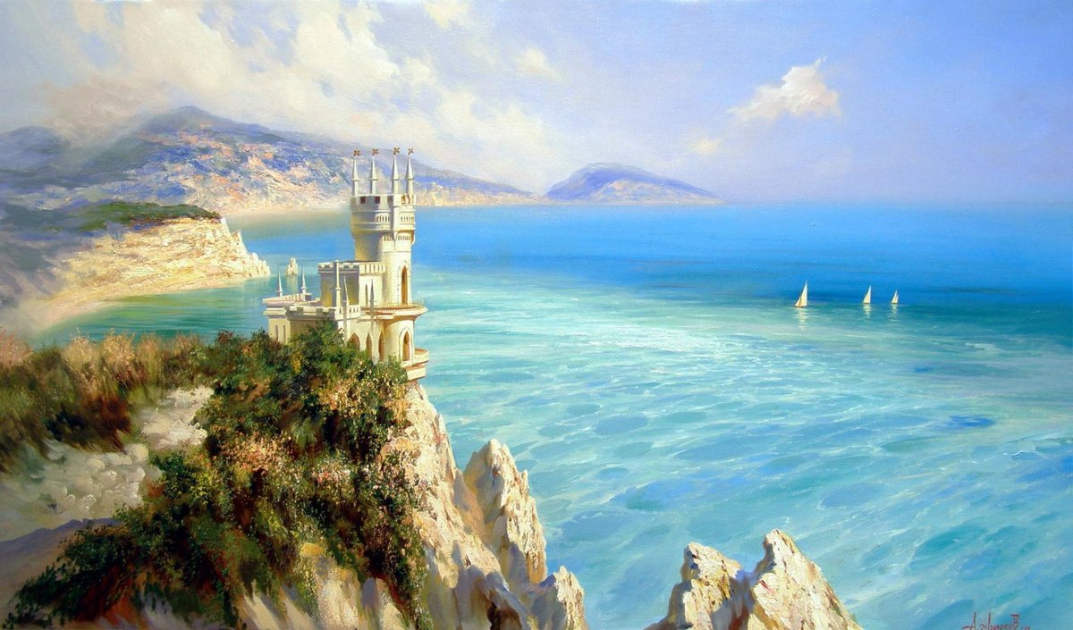 картина ласточкино гнездо ялта фото