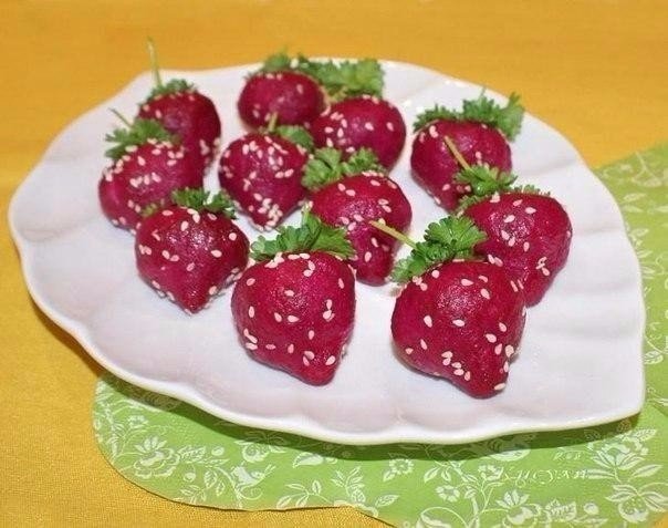 закуска из клубники фото