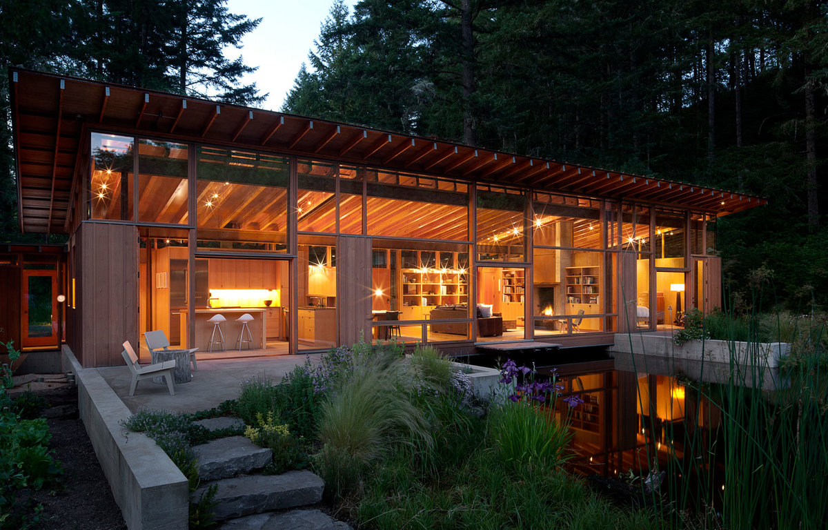 newberg residence, cutler anderson architects фото