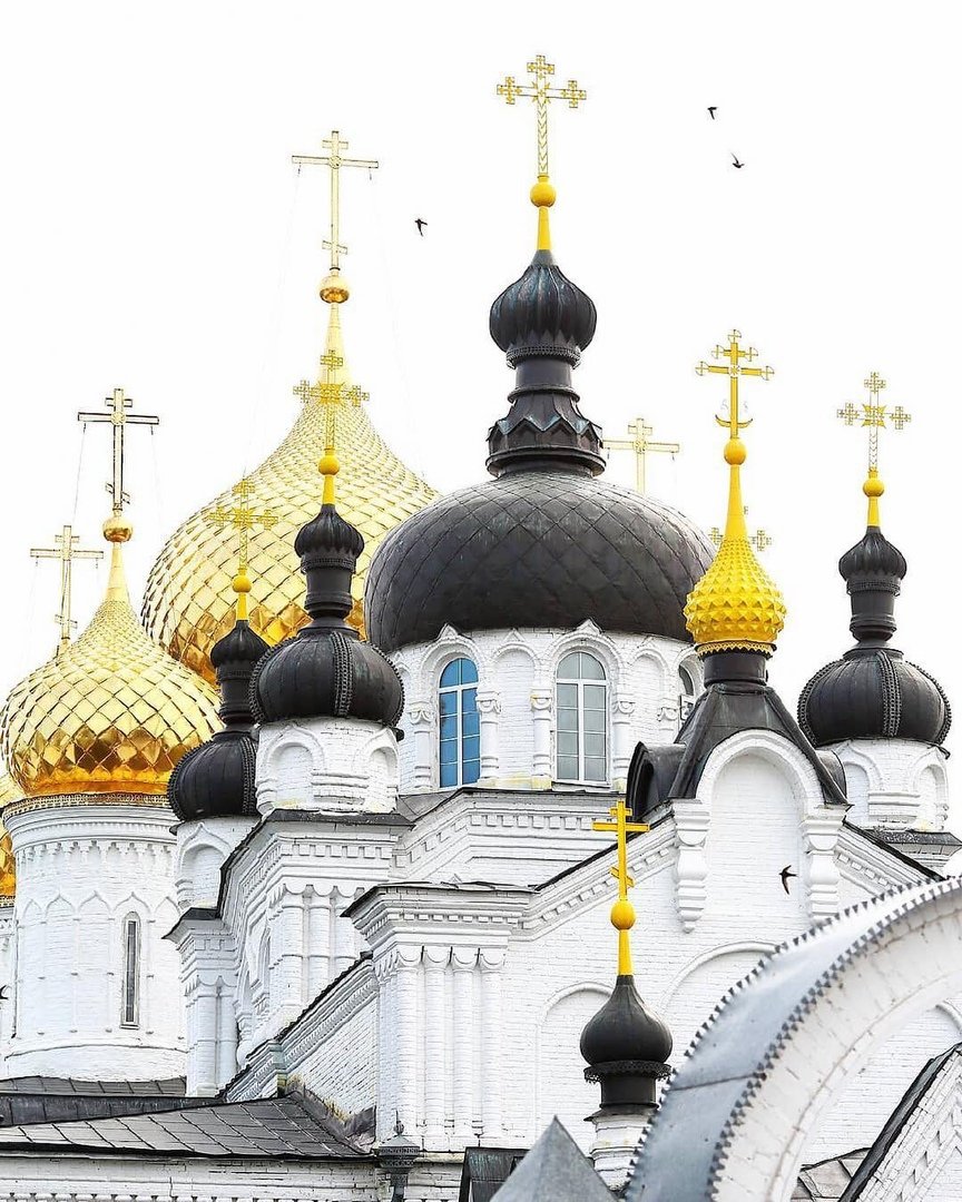 купола богоявленско анастасьевского собора кострома фото