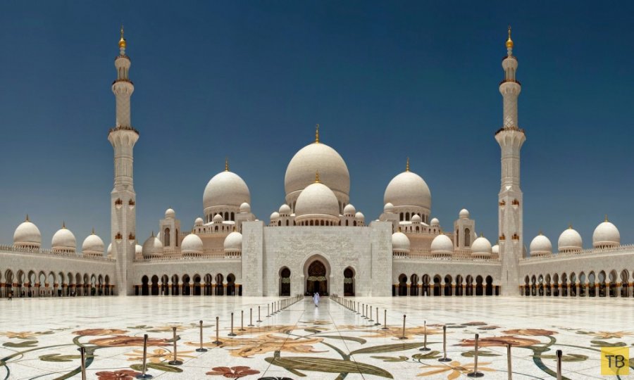 абу даби мечеть шейха зайда фото