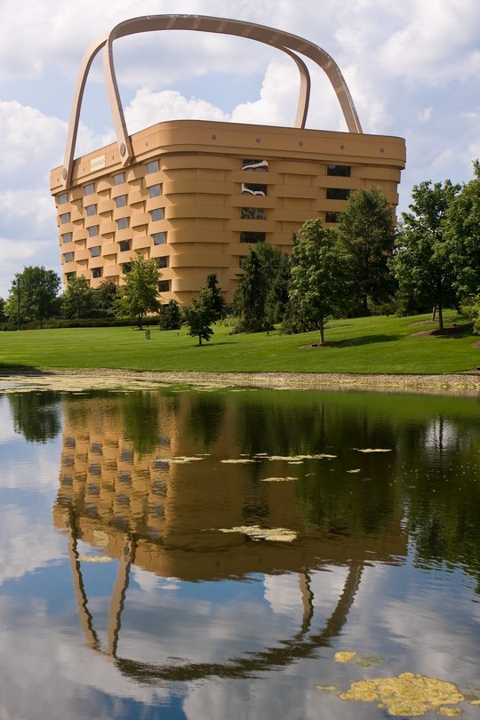 здание-корзина (the basket building), огайо, сша фото