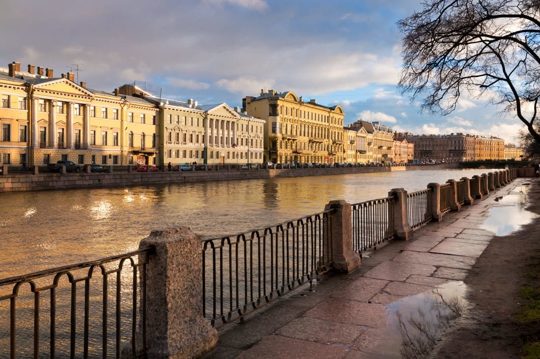 набережная реки фонтанки санкт петербург фото