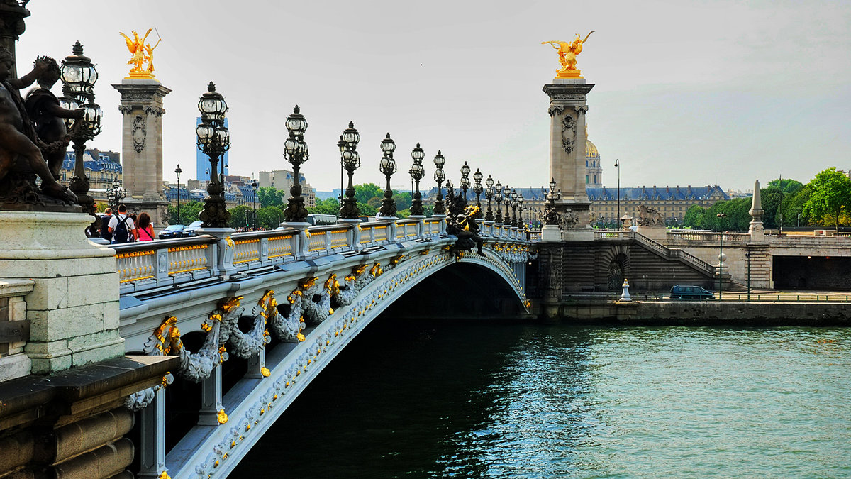 мост александра iii (pont alexandre iii) фото