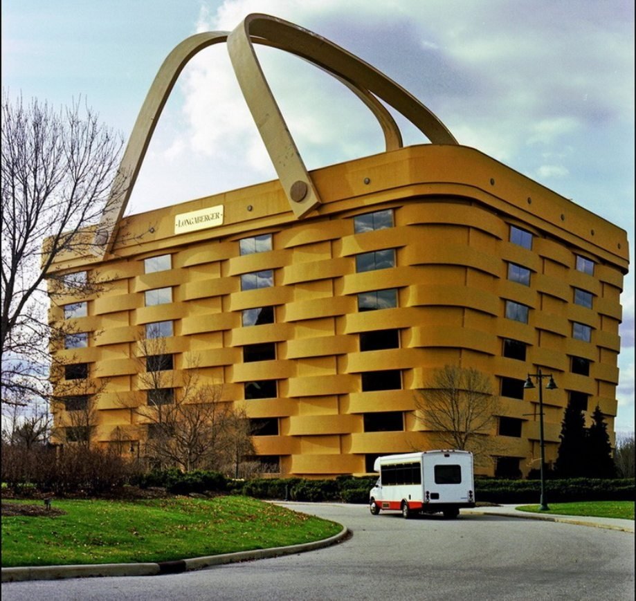 здание-корзина (the basket building), огайо, сша фото
