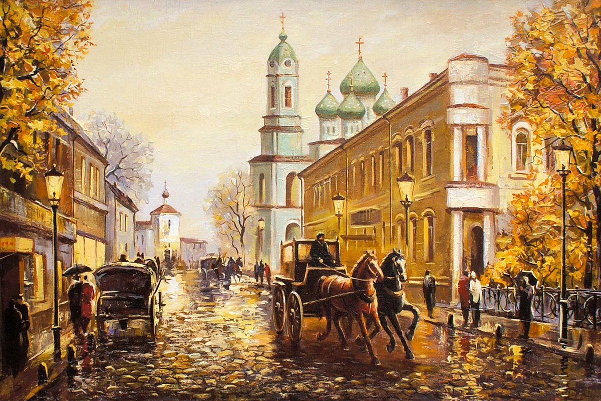 михаил сатаров картины старая москва фото