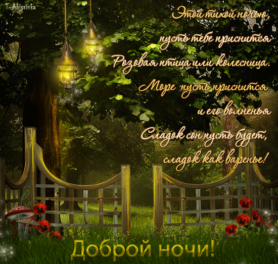 пожелание доброй ночи фото