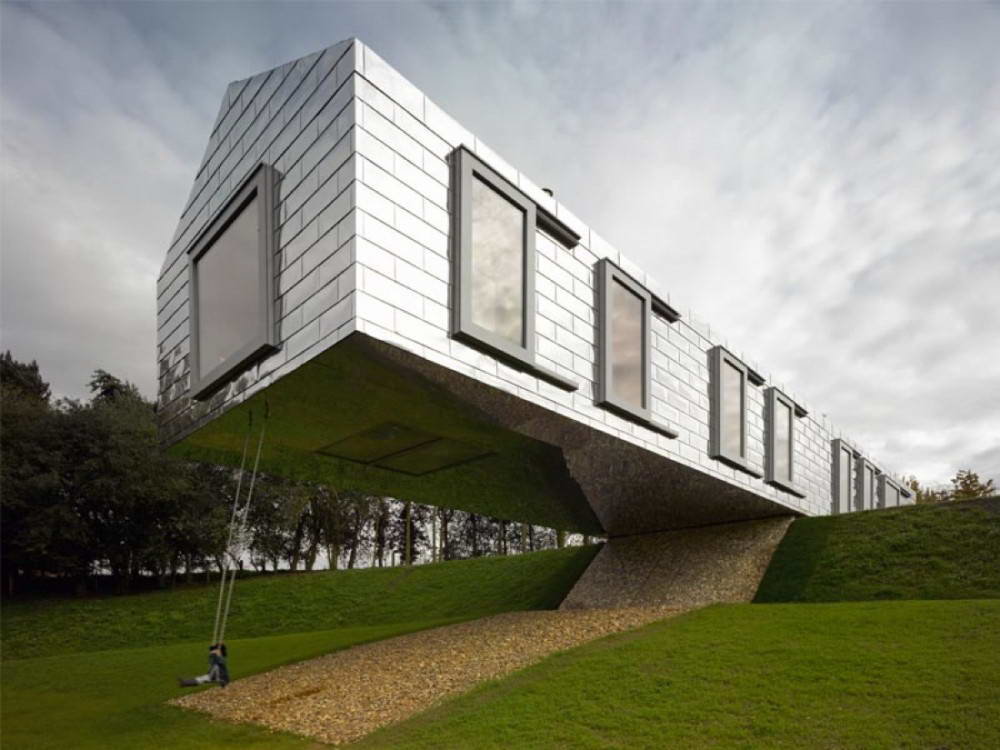 консольный дом (cantilever house) в малайзии фото