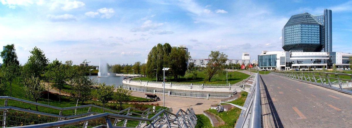 национальная библиотека минск парк фото