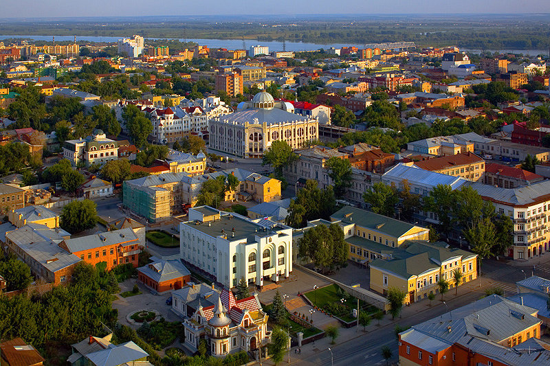 самара с высоты птичьего полета фото