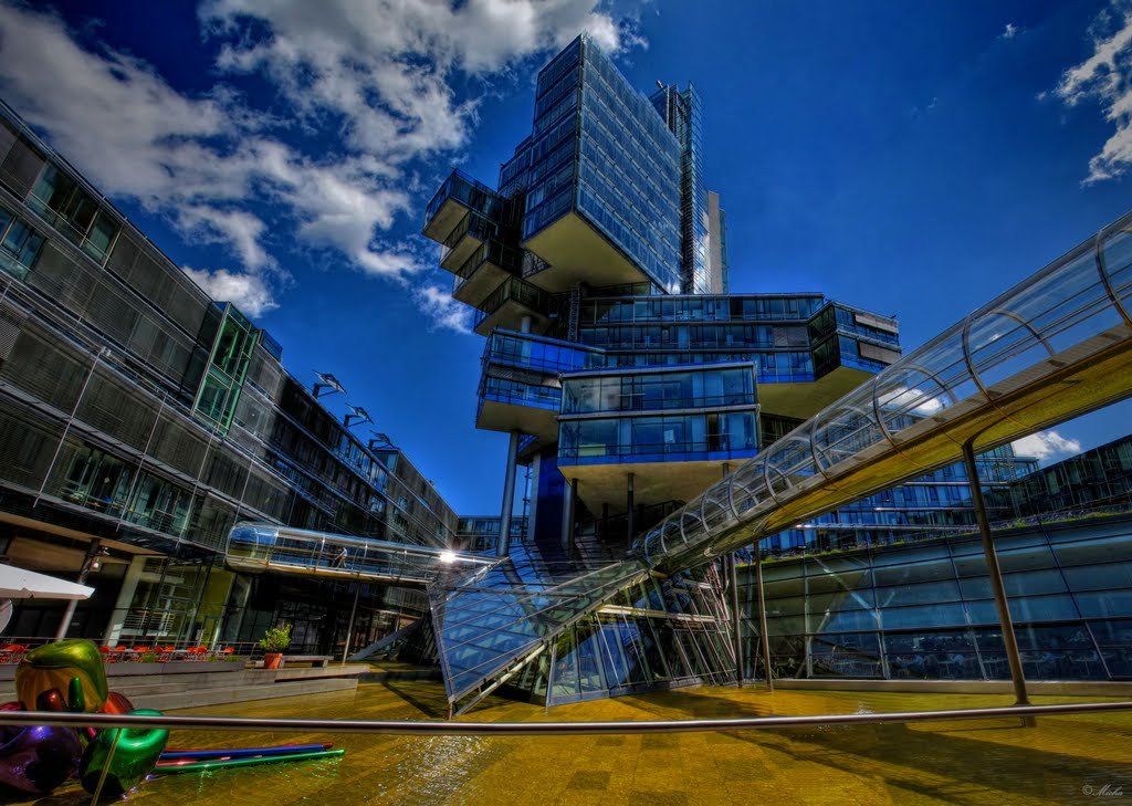 nord lb building в ганновере, германия. фото