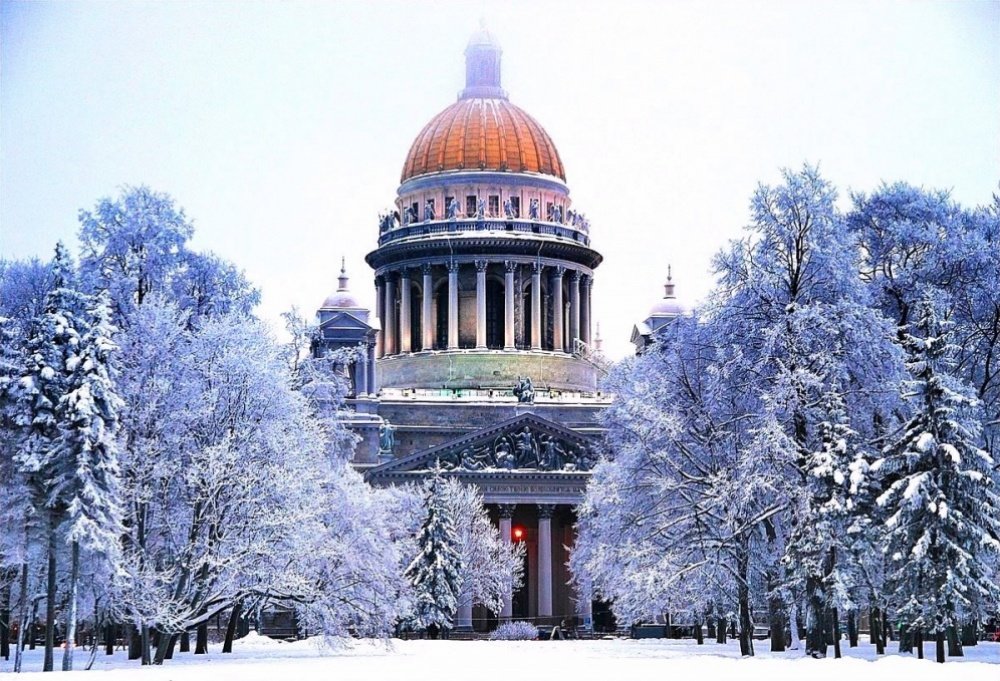 исаакиевский собор зима фото