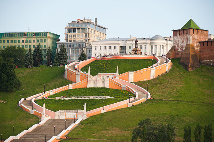 чкаловская лестница нижний новгород фото
